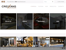 Tablet Screenshot of creixans.com